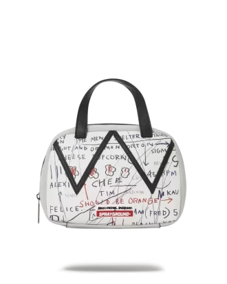 OFFICIAL BASQUIAT UNTITLED (CHEESE POPCORN) 1983 HANDBAG