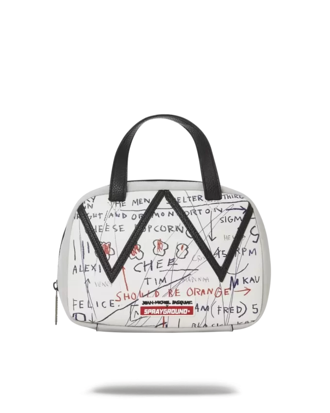 OFFICIAL BASQUIAT UNTITLED (CHEESE POPCORN) 1983 HANDBAG