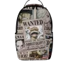ONE PIECE WANTED SHARK POSTERS BACKPACK