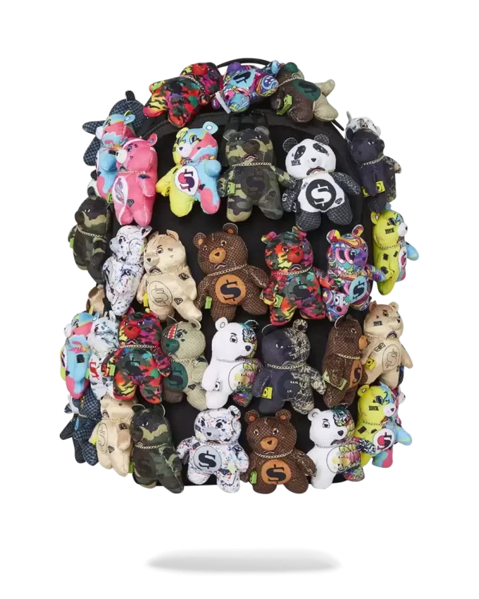 PACK OF BEARS REAL PLUSH BEARS RUNWAY PIECE BACKPACK – SUPER EXCLUSIVE