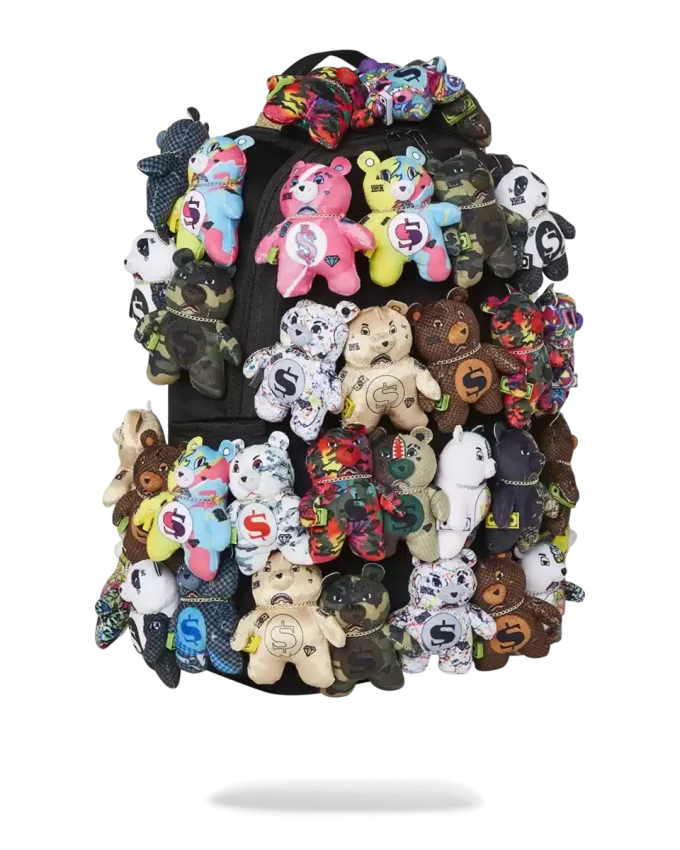 PACK OF BEARS REAL PLUSH BEARS RUNWAY PIECE BACKPACK – SUPER EXCLUSIVE