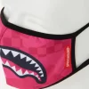 PINK ANIME SHARK FORM-FITTING MASK