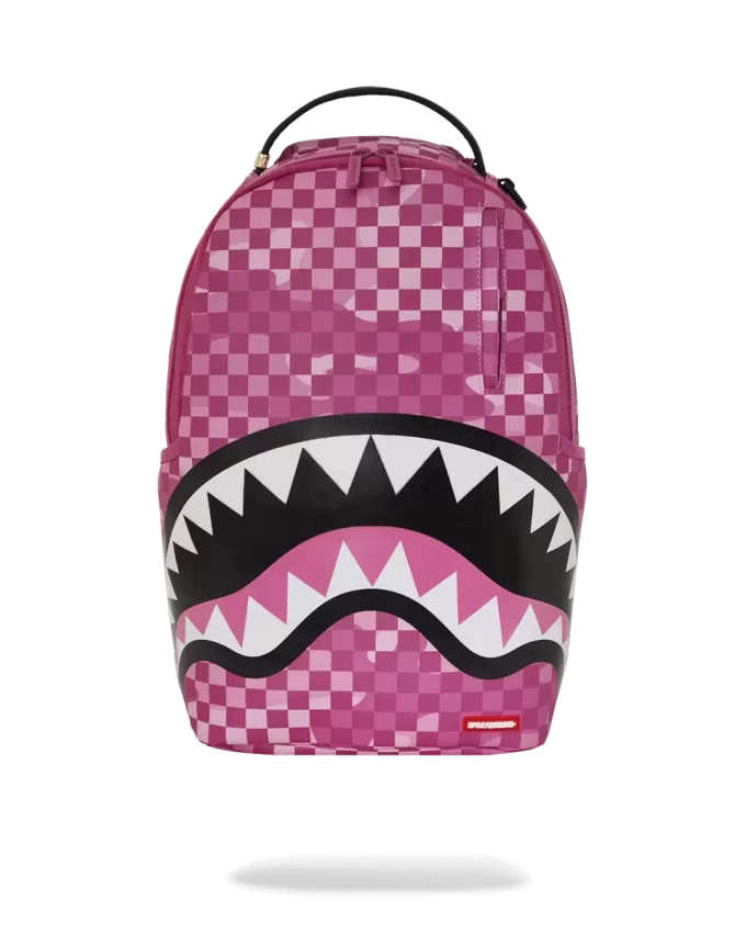 PINK CAMOCHECK BACKPACK
