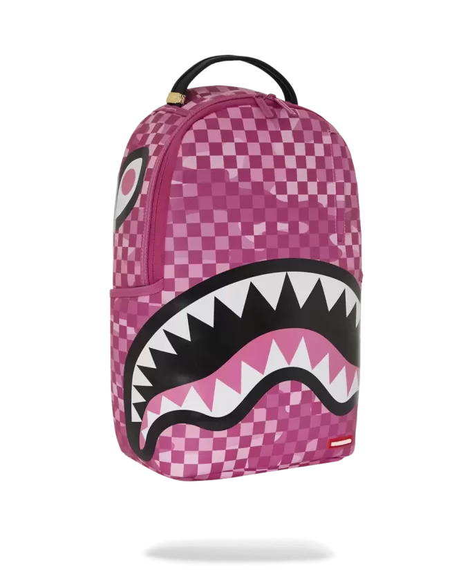 PINK CAMOCHECK BACKPACK