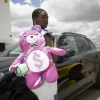 PINK PUNK MONEYBEAR TEDDYBEAR BACKPACK