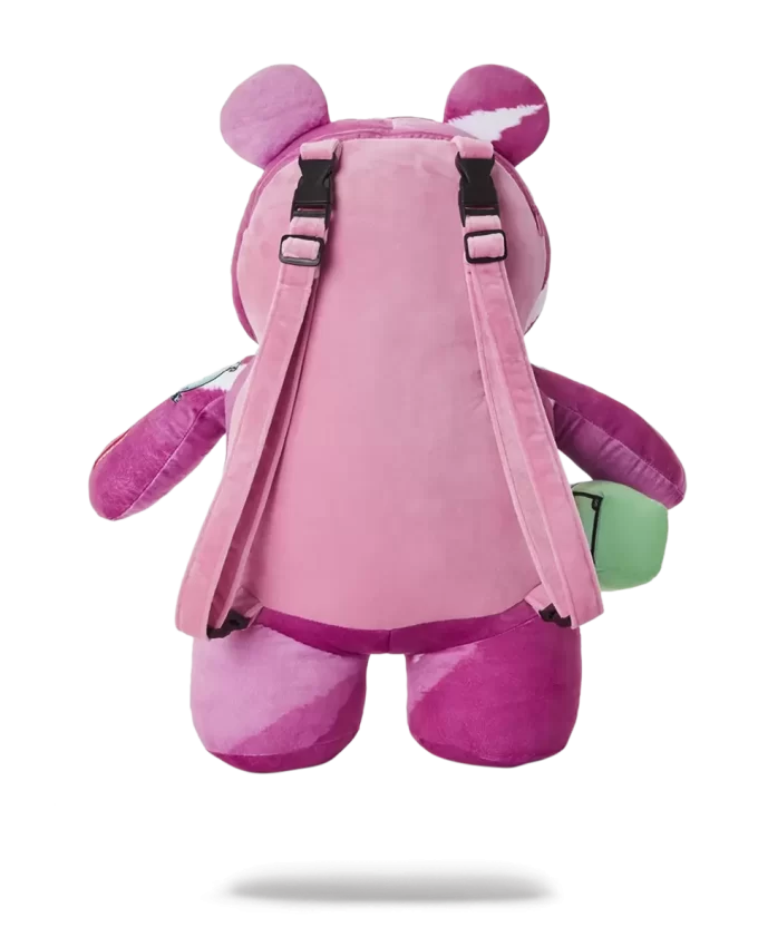 PINK PUNK MONEYBEAR TEDDYBEAR BACKPACK