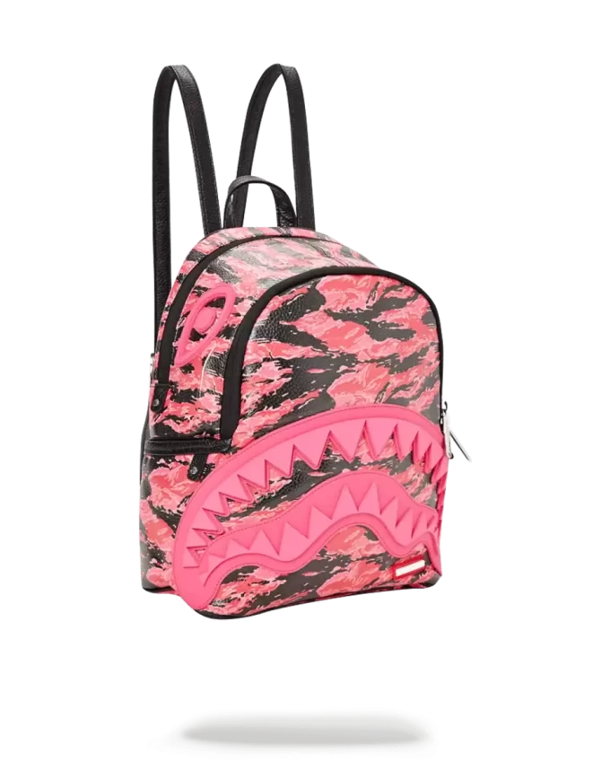 PINK TIGER CAMO SHARKMOUTH SAVAGE BACKPACK