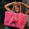 PLUSH MONEYBEAR TOTE (PINK)