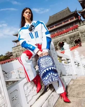 PORCELAIN TIGER PHOENIX SHARK BACKPACK