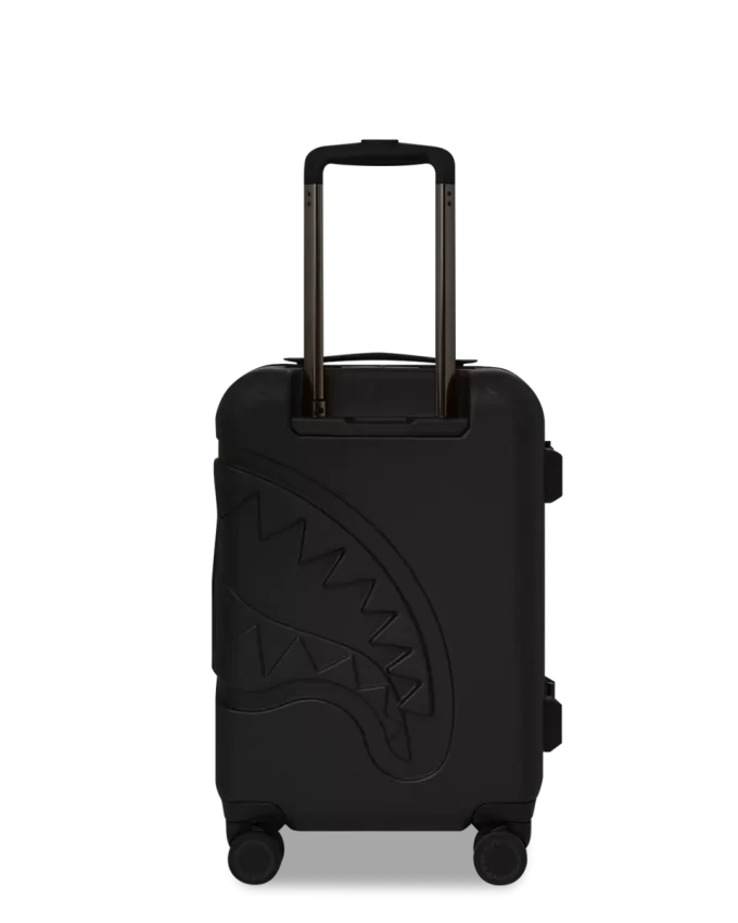 REALITY CHECK SHARKITECTURE CARRY-ON JETBLACK LUGGAGE (GUNMETAL HARDWARE) REALITY CHECK SHARKITECTURE CARRY-ON JETBLACK LUGGAGE (GUNMETAL HARDWARE)