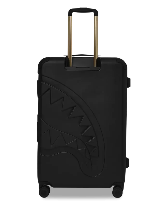REALITY CHECK SHARKITECTURE FULL-SIZE JETBLACK LUGGAGE (GOLD HARDWARE) REALITY CHECK SHARKITECTURE FULL-SIZE JETBLACK LUGGAGE (GOLD HARDWARE)