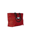RED LEOPARD LIPS TOTE