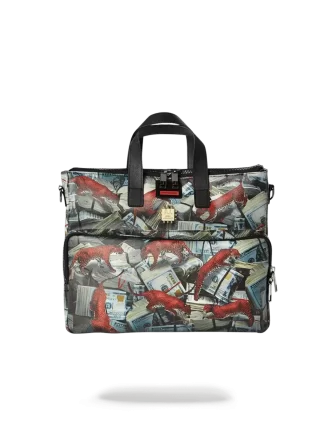 RED LEOPARD MONEY TRAVEL CASE