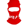 RED SPRAYGROUND LOGO SKI MASK
