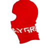 RED SPRAYGROUND LOGO SKI MASK