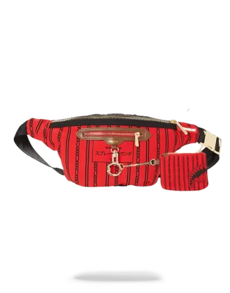 REVERSE SHARKS IN PARIS CROSSBODY (RED)