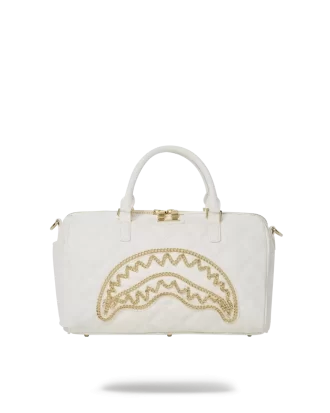 RIVIERA LE BLANC GOLD CHAIN SHARK MINI DUFFLE