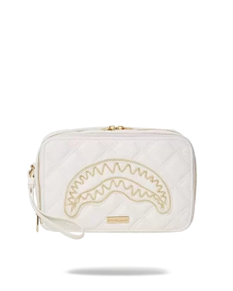 RIVIERA LE BLANC GOLD CHAIN SHARK TOILETRY BAG