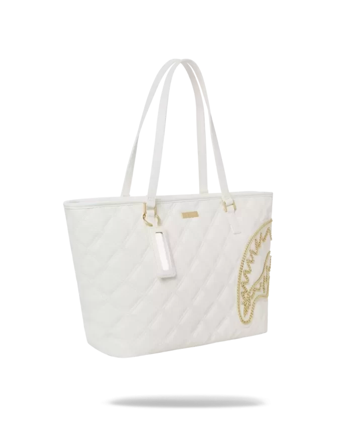 RIVIERA LE BLANC GOLD CHAIN SHARK TOTE