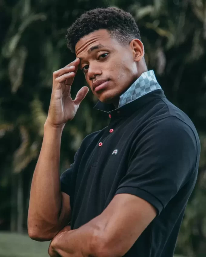 ROSE ALL DAY PIMA COTTON MADE IN PERU POLO