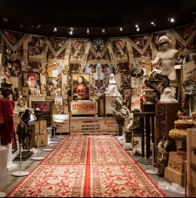 SANDFLOWER COLLABORATION VILLAINS LONG SLEEVE TEE