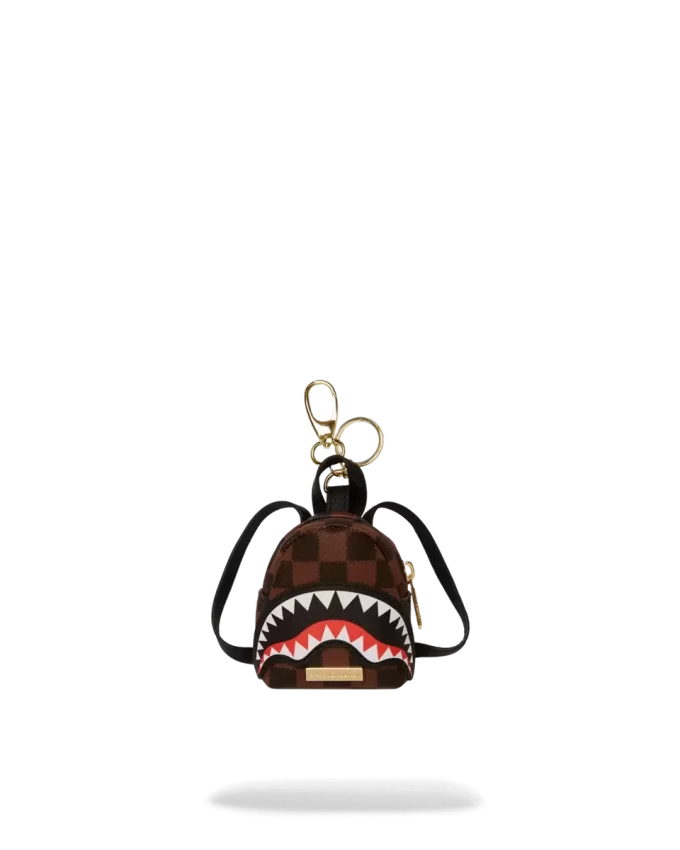 SAWTOOTH SHARKS IN PARIS BACKPACK KEYCHAIN
