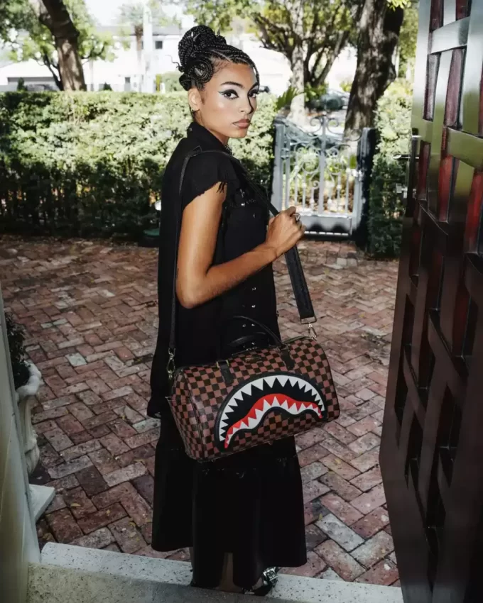 SAWTOOTH SHARKS IN PARIS MINI DUFFLE