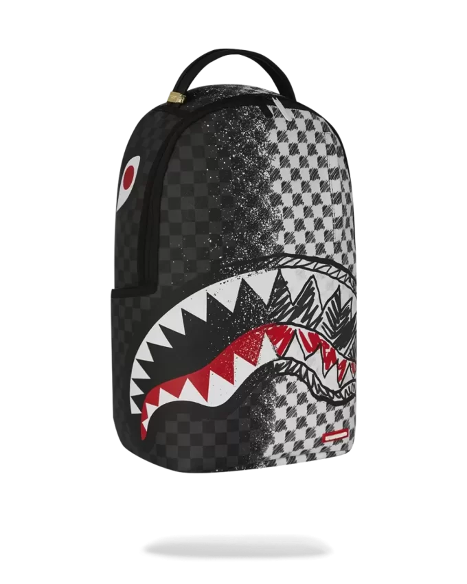 SCRIBBLE DRIBBLE CHECK BACKPACK