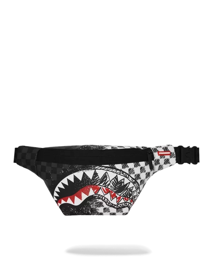 SCRIBBLE DRIBBLE CHECK SAVVY CROSSBODY