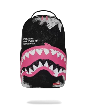 SHARK CENTRAL ACRYLIC ART DLX COTTON BACKPACK
