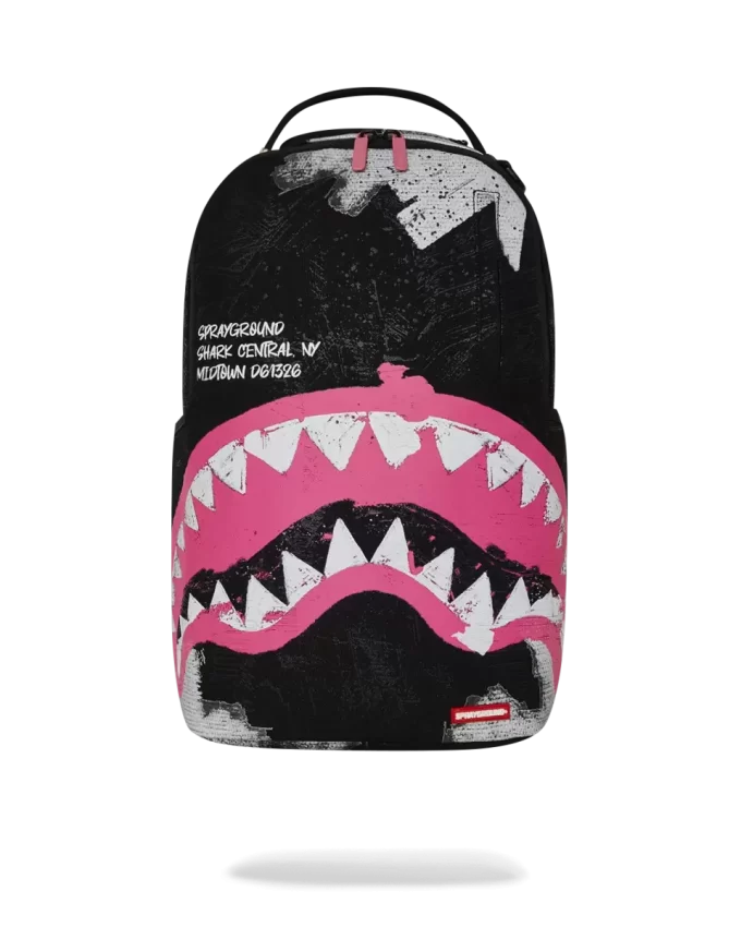 SHARK CENTRAL ACRYLIC ART DLX COTTON BACKPACK