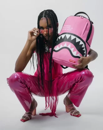 SHARK CENTRAL (PINK) BACKPACK (DLXV)