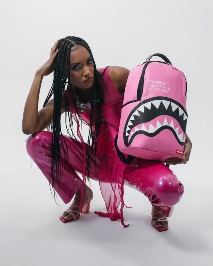 SHARK CENTRAL (PINK) BACKPACK (DLXV)