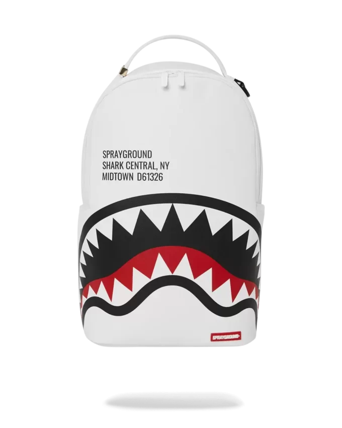 SHARK CENTRAL (WHT) BACKPACK (DLXV)