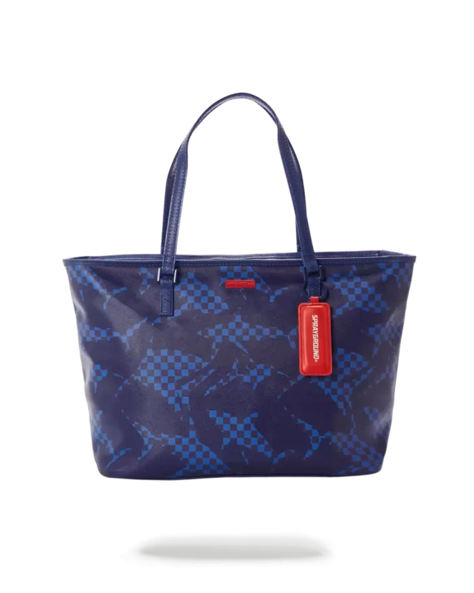 SHARK CHECK (BLUE) TOTE