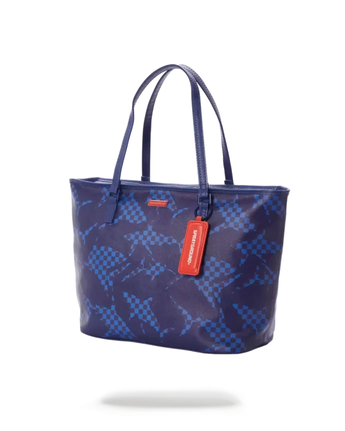 SHARK CHECK (BLUE) TOTE