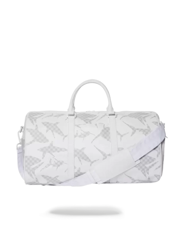 SHARK CHECK (WHITE) DUFFLE SHARK CHECK (WHITE) DUFFLE