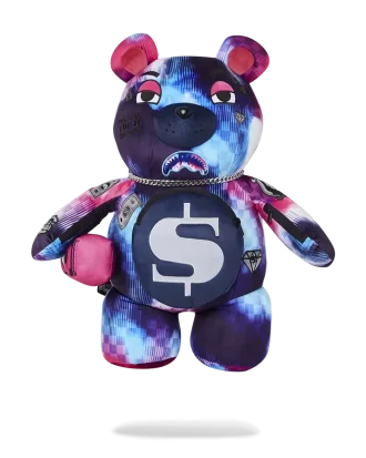 SHARKCLUB ELECTRONICA MONEYBEAR TEDDYBEAR BACKPACK