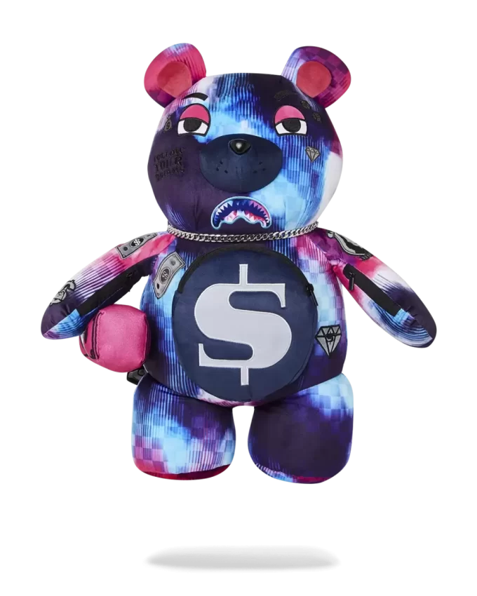 SHARKCLUB ELECTRONICA MONEYBEAR TEDDYBEAR BACKPACK