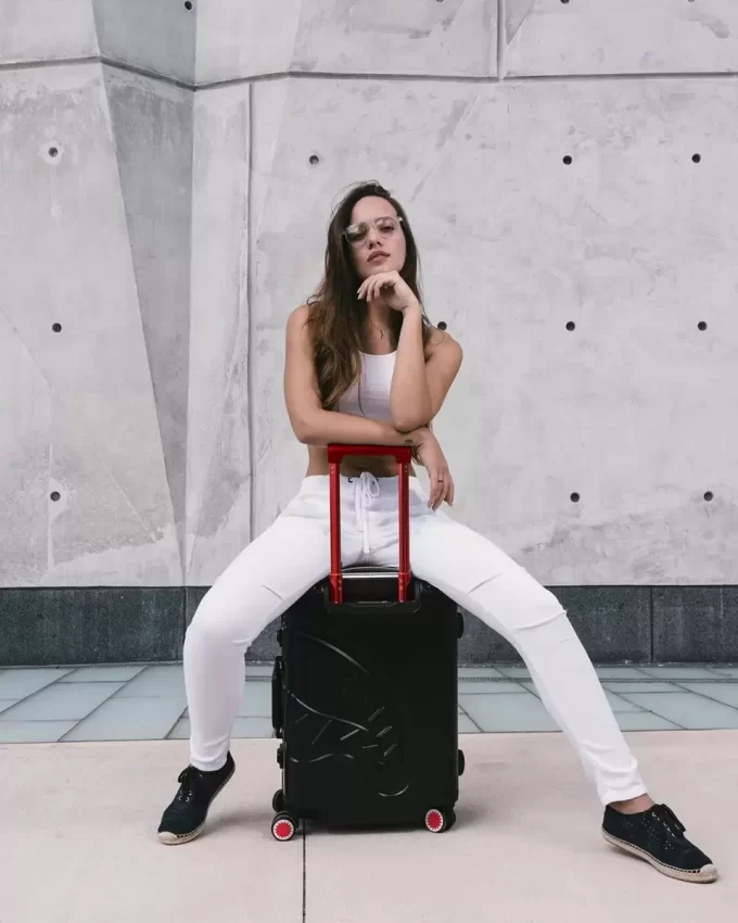 SHARKITECTURE MOLDED 22” CARRY-ON LUGGAGE