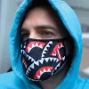 SHARKMOUTH PATTERN MASK (CLASSIC FIT)
