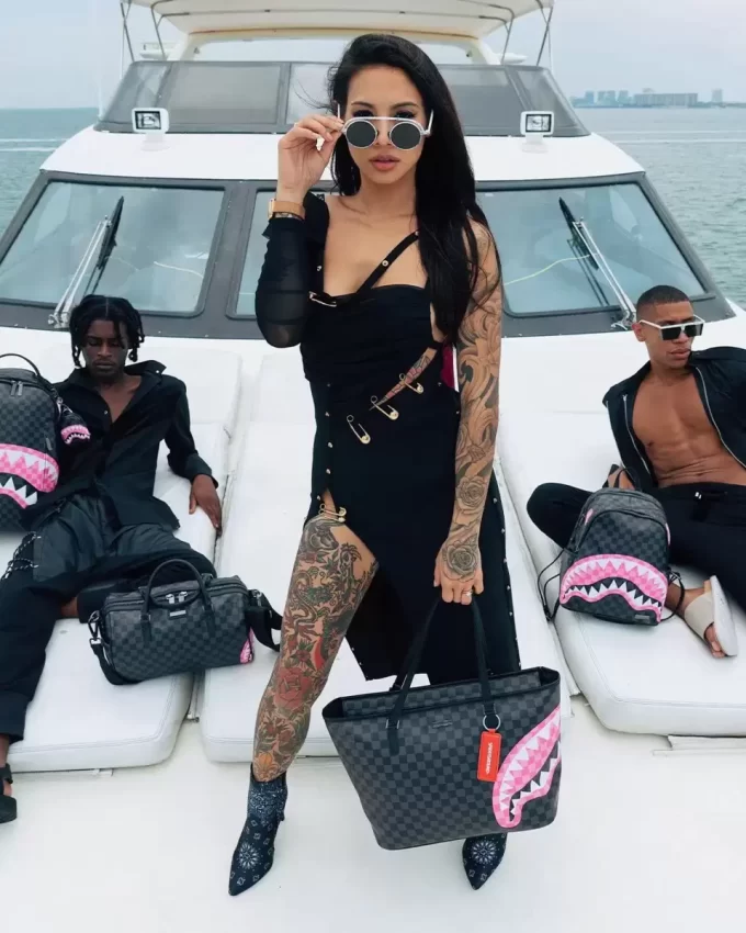 SHARKS IN CANDY TOTE SHARKS IN CANDY TOTE