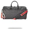 SHARKS IN PARIS (BLACK CHECKERED EDITION) DUFFLE