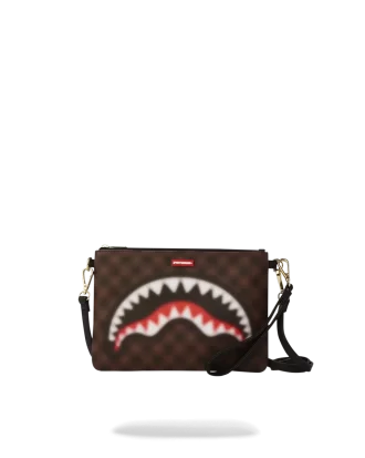 SHARKS IN PARIS BLUR EFFECT CROSSOVER CLUTCH