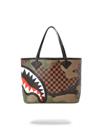 SHARKS IN PARIS (CAMO EDITION) TOTE