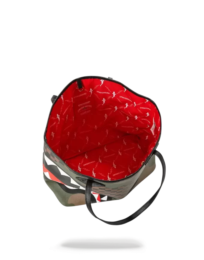 SHARKS IN PARIS (CAMO EDITION) TOTE