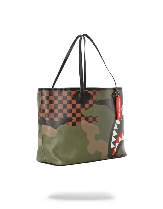 SHARKS IN PARIS (CAMO EDITION) TOTE