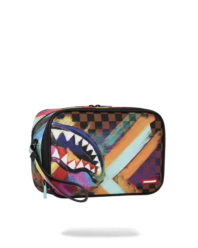 SHARKS IN PARIS CITY STREAKS TOILETRY BAG