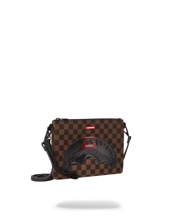 SHARKS IN PARIS CLEAR FOR TAKEOFF CROSSOVER CLUTCH WITH STRAP