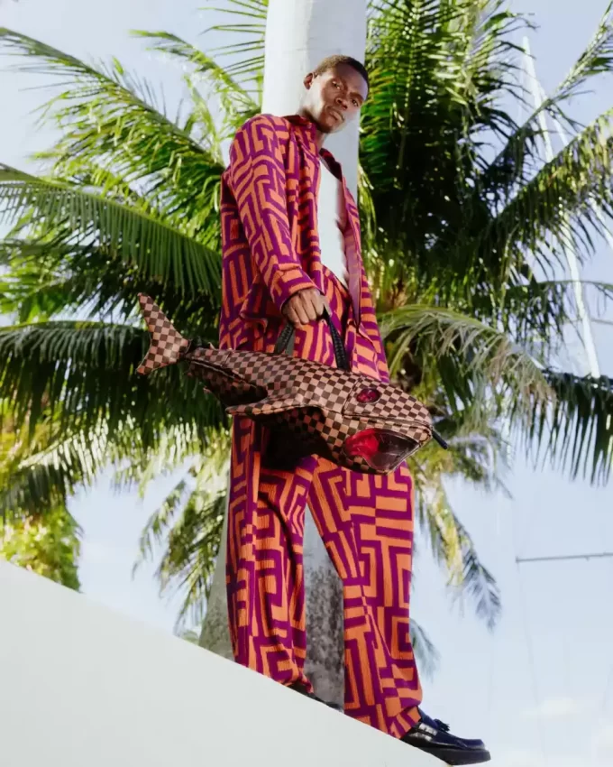 SHARKS IN PARIS CLEAR FOR TAKEOFF SHARK MEDIUM DUFFLE